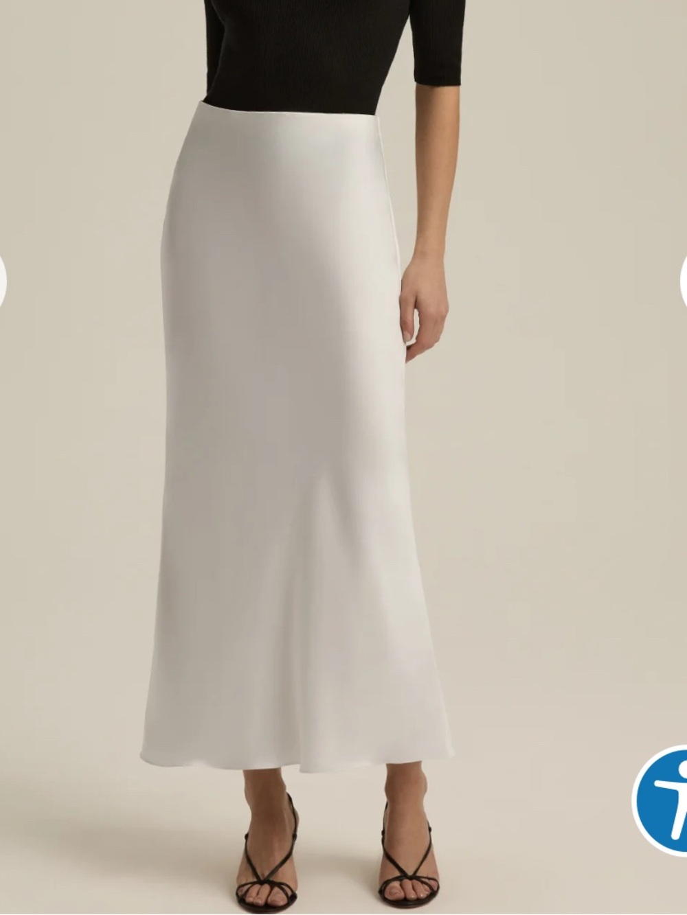 Favorite Daughter “The Favorite” White Long Skirt